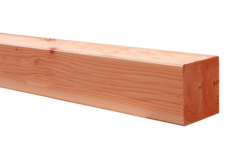 [1009232] Douglas geschaafde paal duplo verlijmd 14 x 14 x 400 cm, onbehandeld.