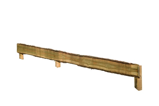 [W31004] Douglas fijnbezaagd schaaldeel 1,9 x 12-25 x 400 cm, onbehandeld.