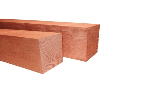 [W31460] Douglas fijnbezaagde paal 15 x 15 x 400 cm, onbehandeld.