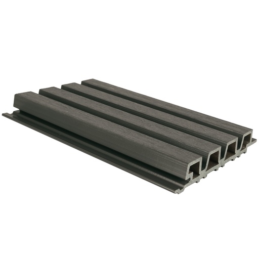 [1061641] NewTechWood HKC co-extrusie Castellation PRO35 gevelbekleding, 3,3 x 21,5 x 230 cm, Silver Gray.