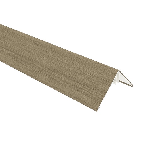 [1059189] NewTechWood aluminium co-extrusie hoekprofiel t.b.v. Castellation PRO, 6 x 6 x 300 cm, Antique.