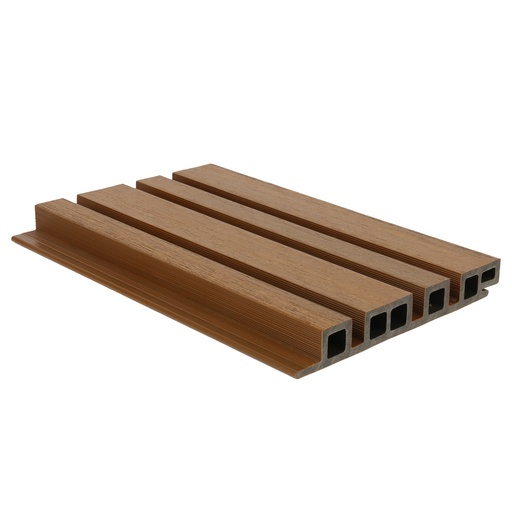 [1060373] NewTechWood HKC co-extrusie wand bekleding castellation 4325 profiel, 2,5 x 19,6 x 290 cm, Red Cedar.