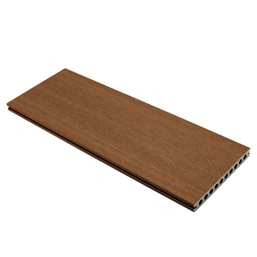 [1060359] NewTechWood HKC co-extrusie dekdeel houtstructuur 2,3 x 21 x 300 cm, Teak.