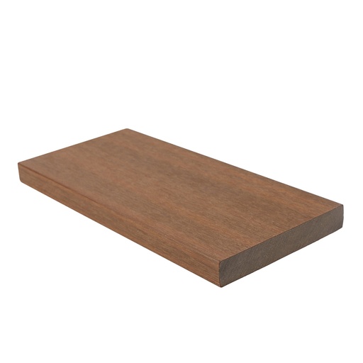 [1059164] NewTechWood composiet co-extrusie kantplank houtstructuur 2,3 x 13,8 x 300 cm, Teak.