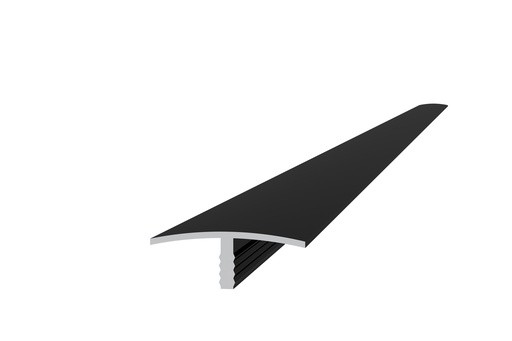 [W23535] Aluminium overgangsprofiel 4,0 x 1,8 x 300 cm, antraciet.
