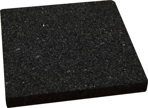 [W23599] Rubber tegel 10 x 10 x 1 cm t.b.v. terrasmontagesysteem, 10 stuks.