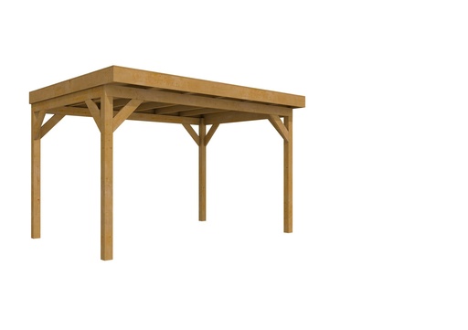 [W44930] Douglasvision buitenverblijf Comfort 400 x 270 cm, groen geïmpregneerd.