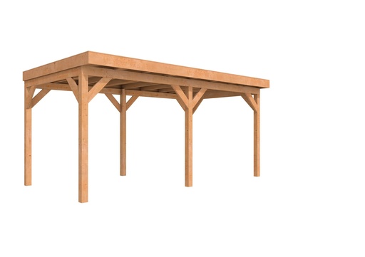 [1022852] Douglasvision buitenverblijf Comfort 500 x 270 cm, kleurloos geïmpregneerd.