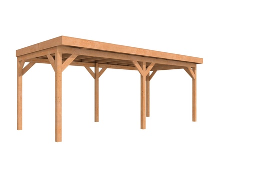 [1022854] Douglasvision buitenverblijf Comfort 600 x 270 cm, kleurloos geïmpregneerd.