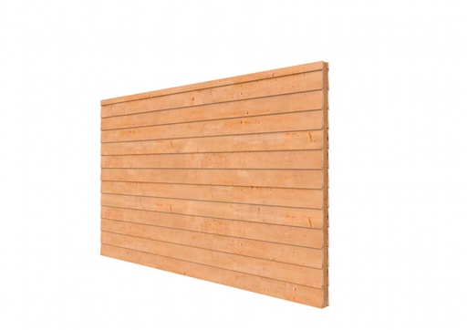 [1022857] Douglas wandpakket t.b.v. dubbelzijdige wand Comfort/DHZ 371x224 cm, kleurloos geïmpregneerd.