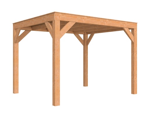 [1060623] Douglasvision buitenverblijf Modern 306,5 x 306,5 cm, onbehandeld.