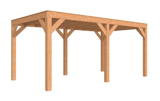 [1060625] Douglasvision buitenverblijf Modern 499 x 306,5 cm, onbehandeld.