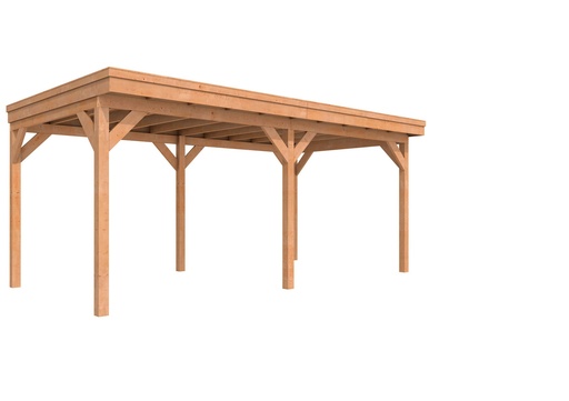 [W711355] Douglasvision DHZ buitenverblijf 600 x 300 cm, onbehandeld.