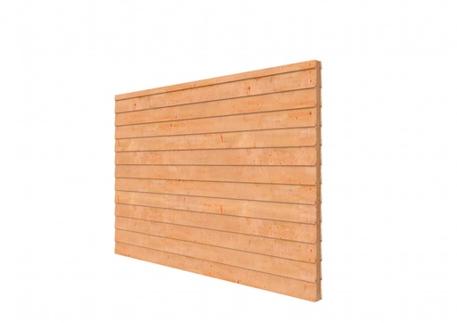 [W40941] Douglas wandpakket t.b.v. dubbelzijdige wand DHZ 328,5x224 cm, onbehandeld.