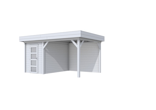 [1001656-05] Vuren Topvision Kiekendief, 200 x 300 en luifel 300 cm, lichtgrijs gespoten.