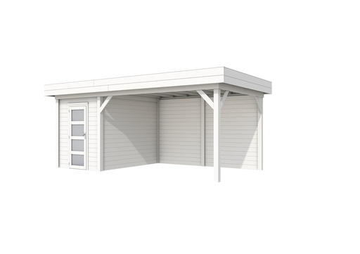 [1001659-04] Vuren Topvision Kiekendief, 200 x 300 en luifel 400 cm, wit gespoten.