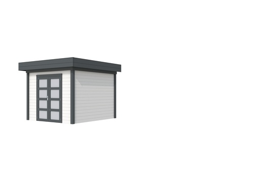 [1001710-21] Vuren Topvision Bosuil, 300 x 300 cm, wanden wit en basis antraciet.