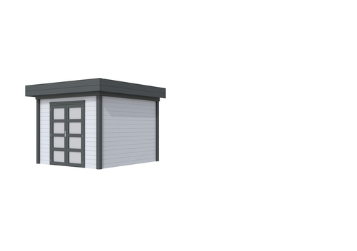 [1001710-23] Vuren Topvision Bosuil, 300 x 300 cm, wanden lichtgrijs en basis antraciet.