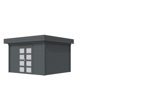 [1001806-06] Vuren Topvision Parelhoen, 400 x 300 cm, antraciet gespoten.