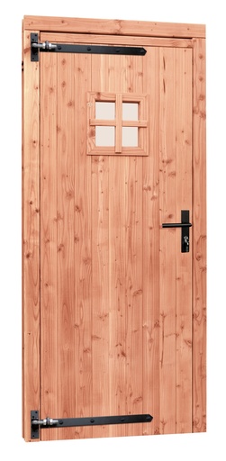 [1045888] Redvision enkele 1-ruits deur inclusief kozijn, linksdraaiend, 90 x 201 cm.
