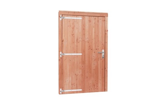 [1045892] Redvision enkele deur inclusief kozijn extra breed en hoog, linksdraaiend, 119 x 209 cm.
