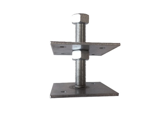 [1001207] Vloerpaalhouder verstelbaar.