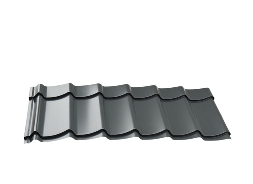 [1023970] Dakpanplaten t.b.v. Douglasvision kapschuur Comfort 500 x 320 cm, (19 M2), antraciet.