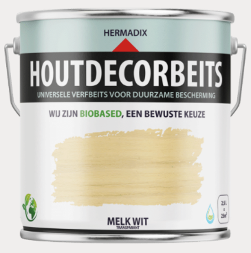 Houtdecor 658 Melkwit transparant 2500 ML