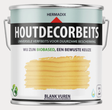 Houtdecor 659 Blank Vuren transparant 2500 ML