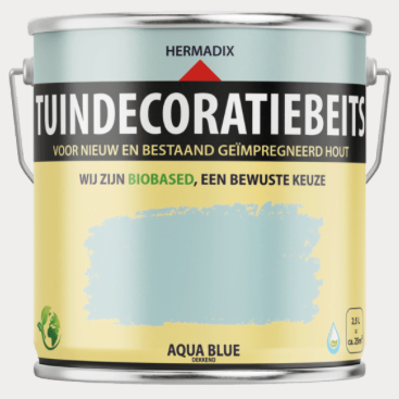 Tuindecoratie 714 Aqua Blue dekkend 2500 ML
