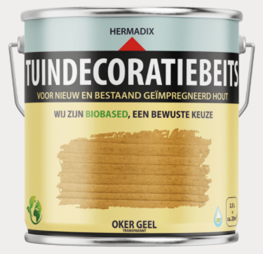 Tuindecoratie 762 Oker Geel transparant 750 ML