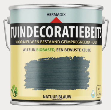 Tuindecoratie 764 Natuur Blauw transparant