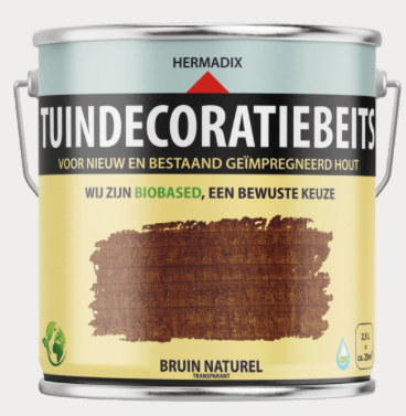 Tuindecoratie 766 Bruin Naturel transparant 2500 ML