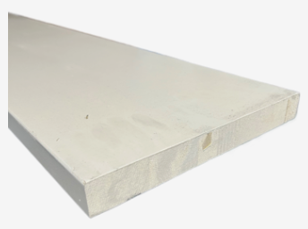 YC boeideel 1.8 x 28.5 x 595 cm, gegrond