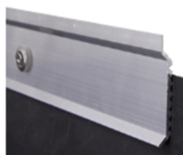 Knelprofiel lengte 250 cm, (muuraansluiting)