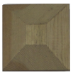 [AFD-090] Piramide vorm gelijmd, 130x130mm, hout