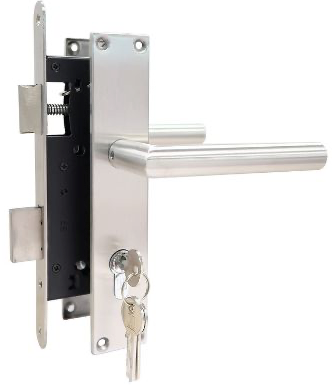 [UIT-60] Cilinderslot RVS - UIT-60 - compleet set