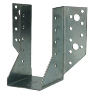 Balkdrager met uitwendige lip 71x154 mm (7 x 17 cm)