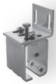 [SP-04] Schuifpoort: SP-04 muurbevestigingsplaat (verstelbaar)