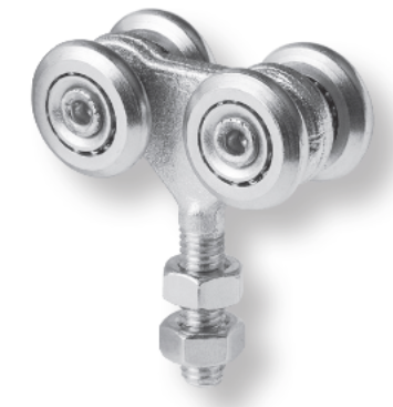 [SP-05 + SP-06] Schuifpoort: SP-05 + SP-06 wielen + steunplaat (ophangplaat verstelbaar)