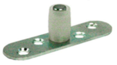 [SP-08] Schuifpoort: SP-08 geleidingsrol op grondplaat